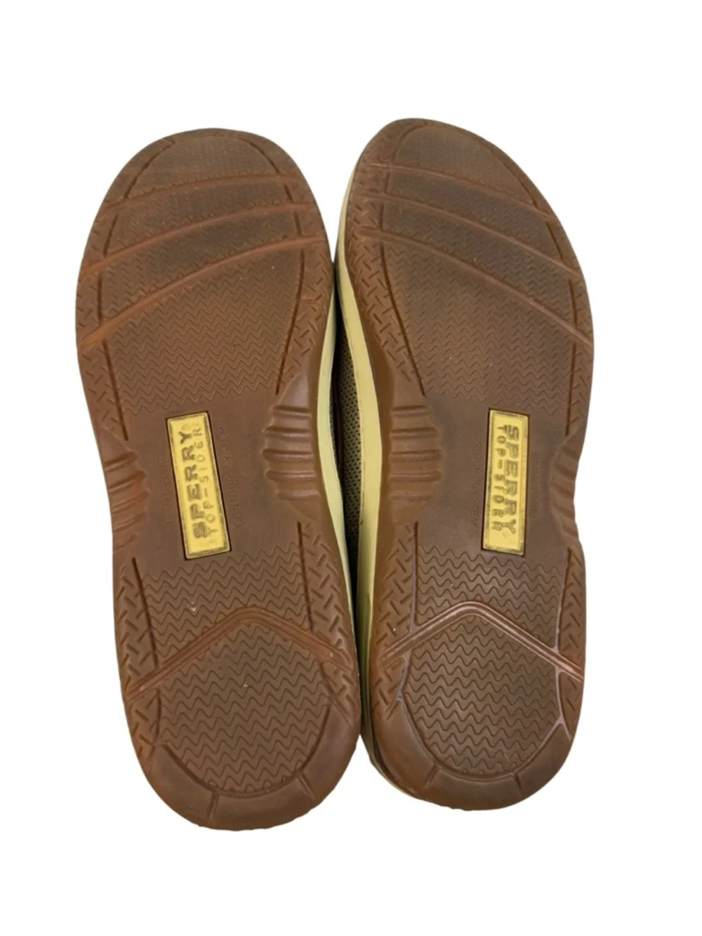 Sperry Billfish 3-Eye boat Shoe Cognac Leather Sz 12